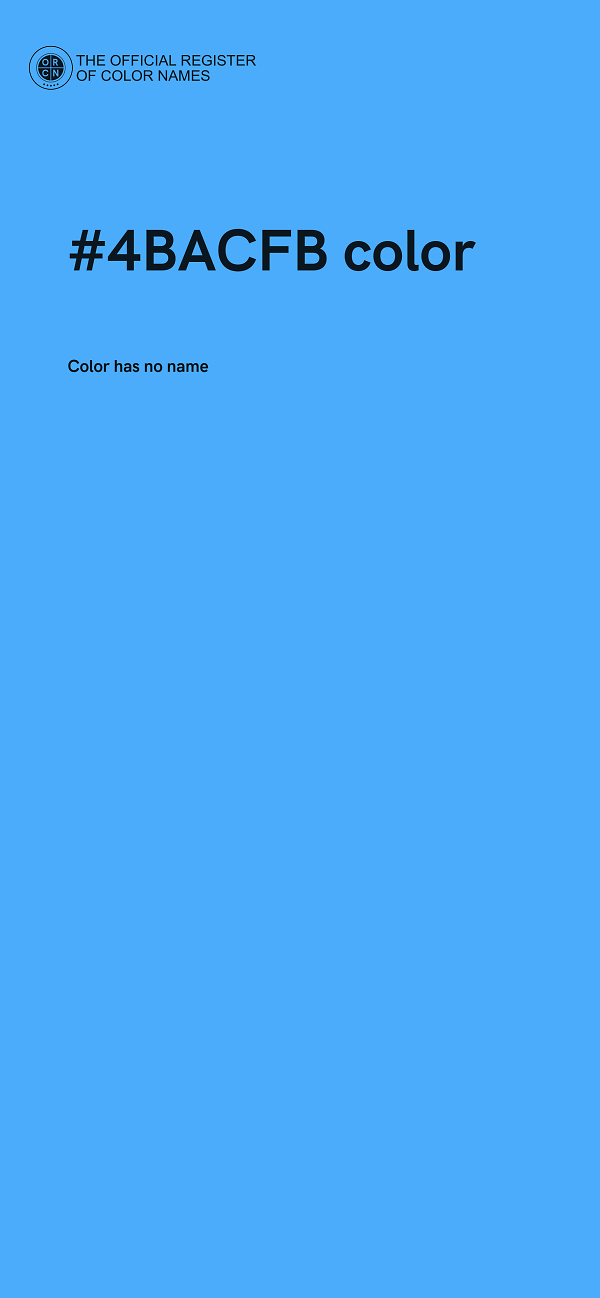 #4BACFB color image
