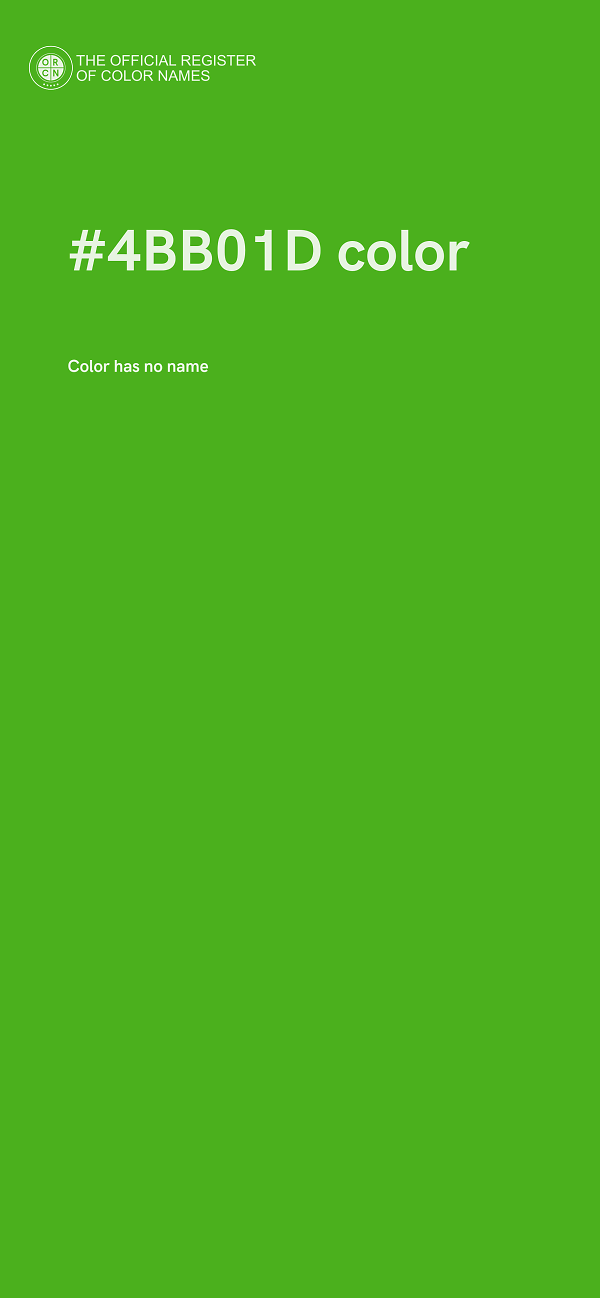 #4BB01D color image