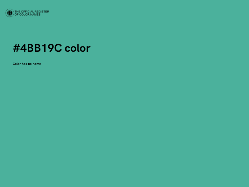 #4BB19C color image