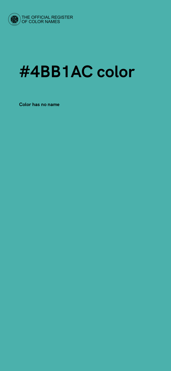 #4BB1AC color image