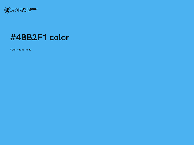 #4BB2F1 color image