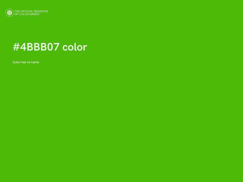 #4BBB07 color image