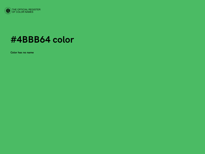#4BBB64 color image