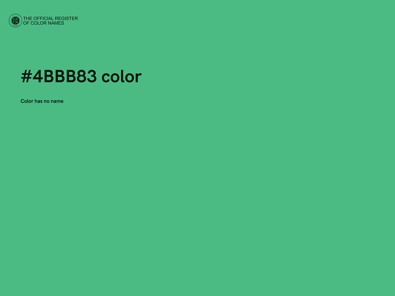 #4BBB83 color image