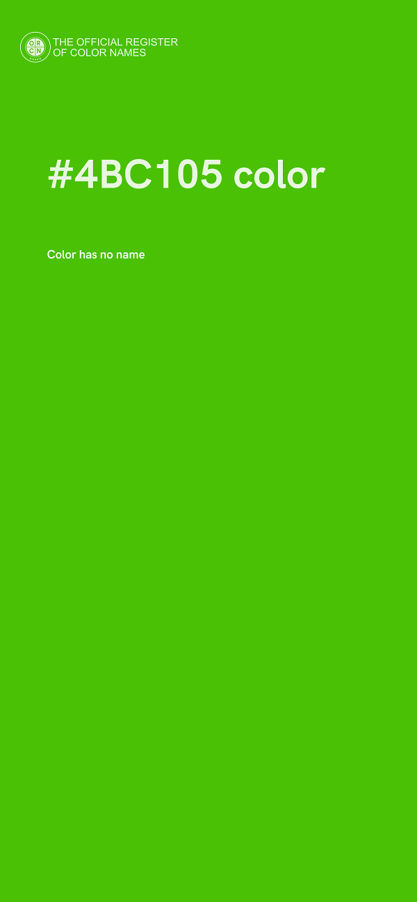 #4BC105 color image