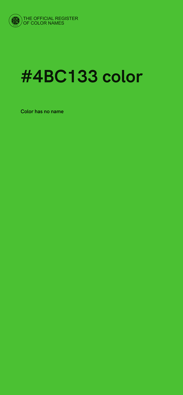 #4BC133 color image