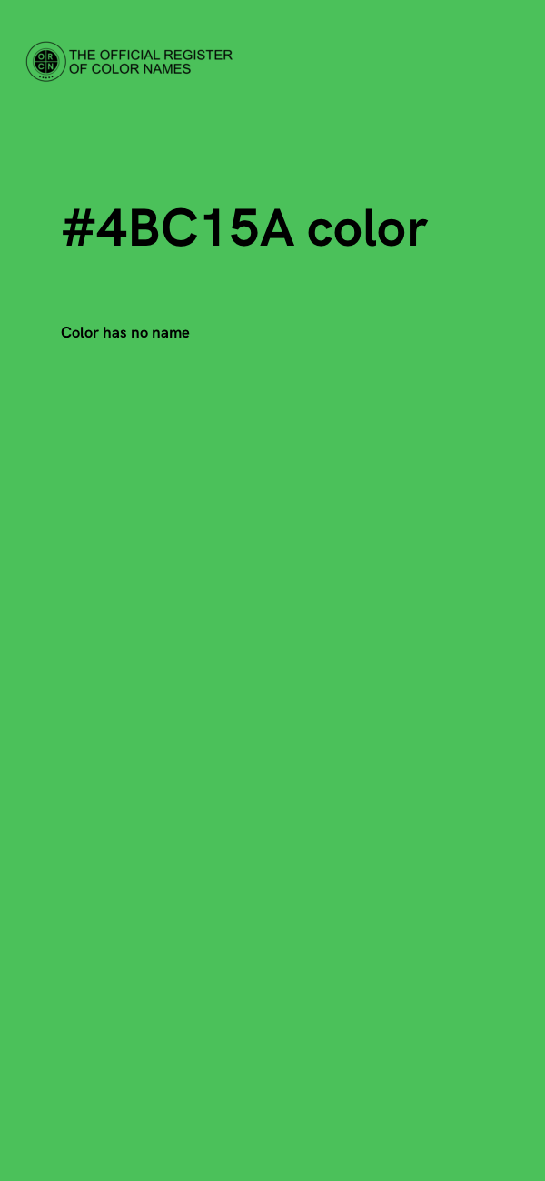 #4BC15A color image