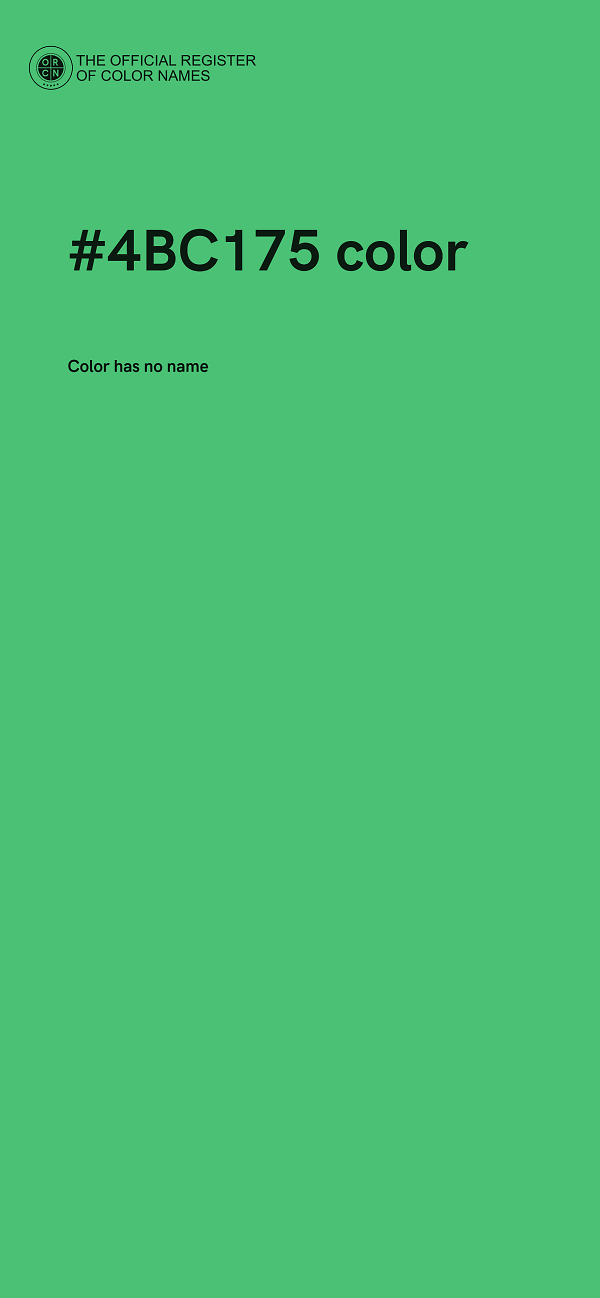 #4BC175 color image