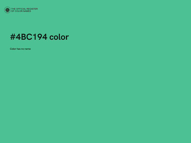 #4BC194 color image