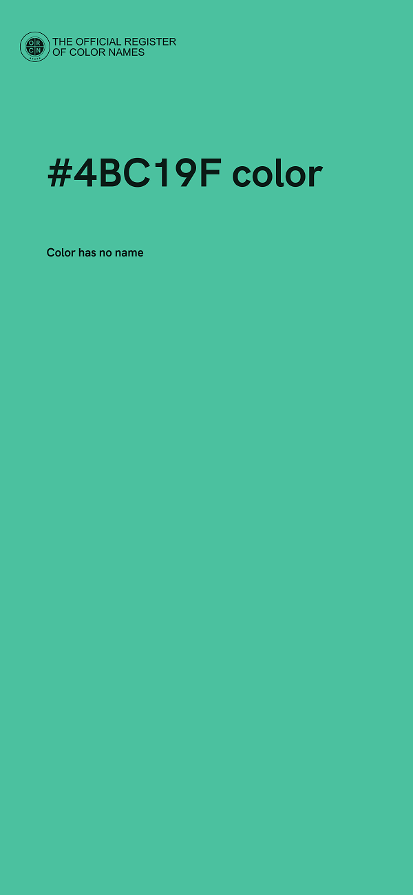 #4BC19F color image