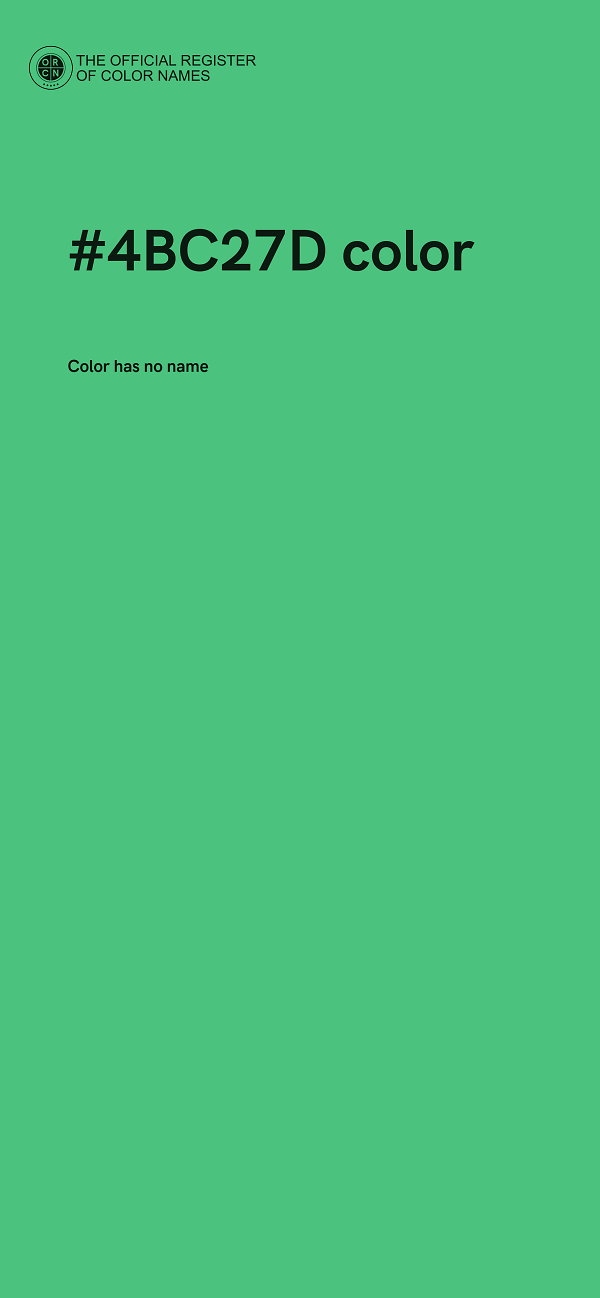 #4BC27D color image