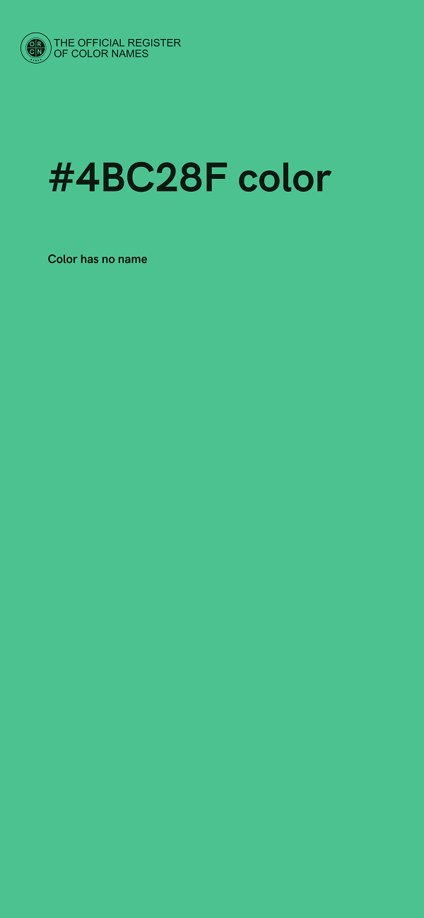 #4BC28F color image