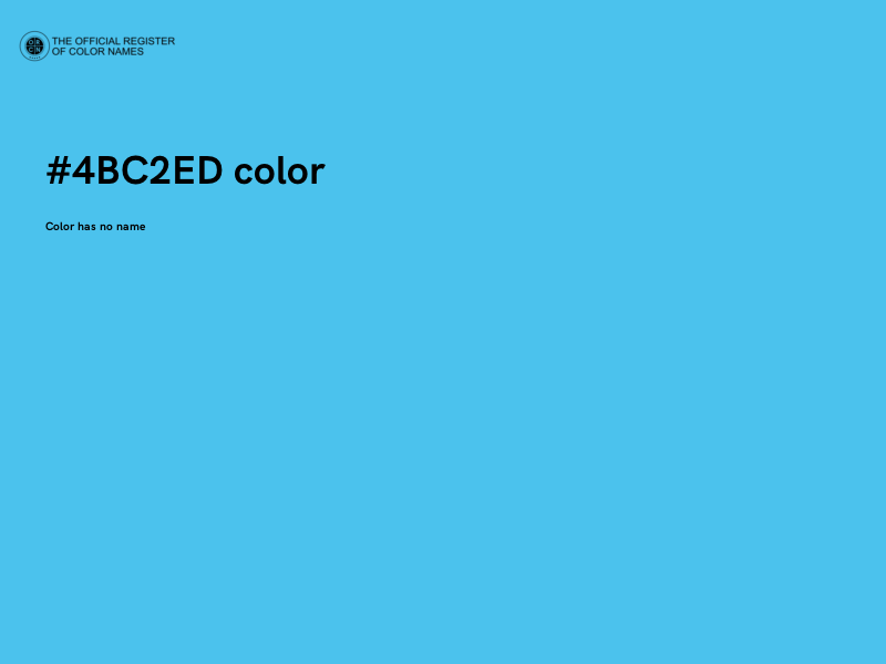 #4BC2ED color image