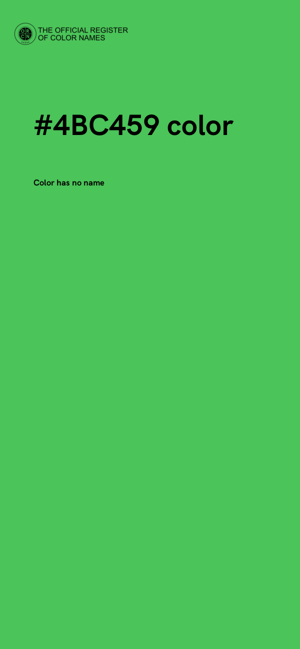 #4BC459 color image