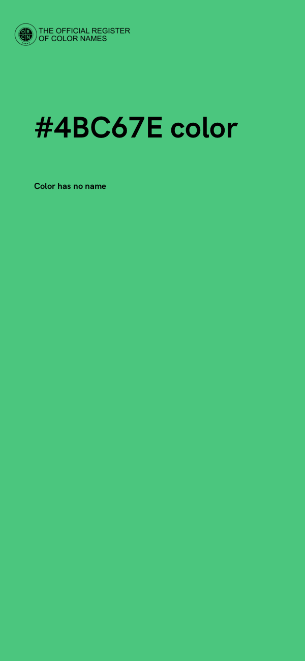 #4BC67E color image