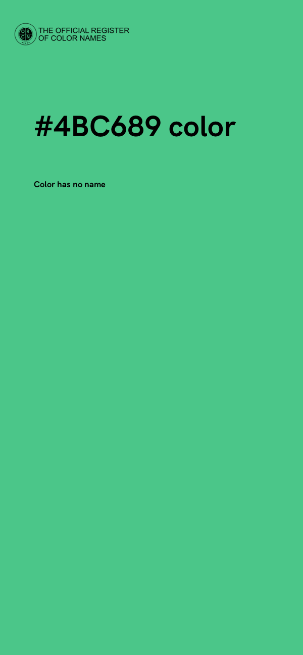 #4BC689 color image
