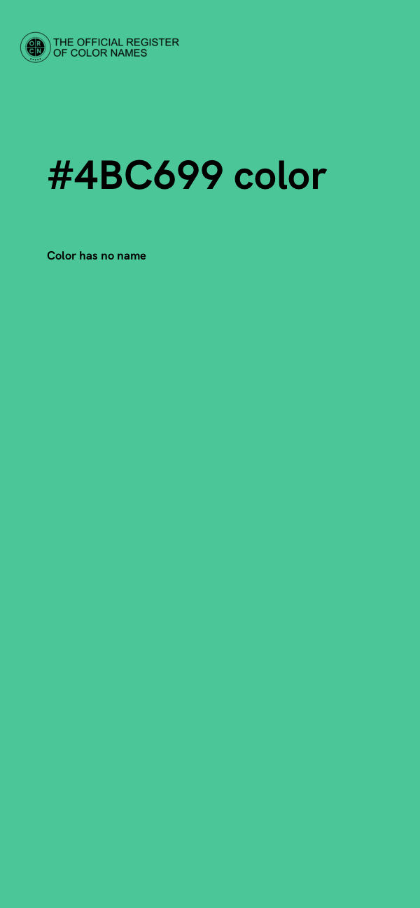 #4BC699 color image