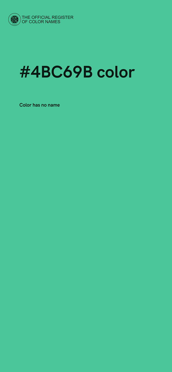 #4BC69B color image