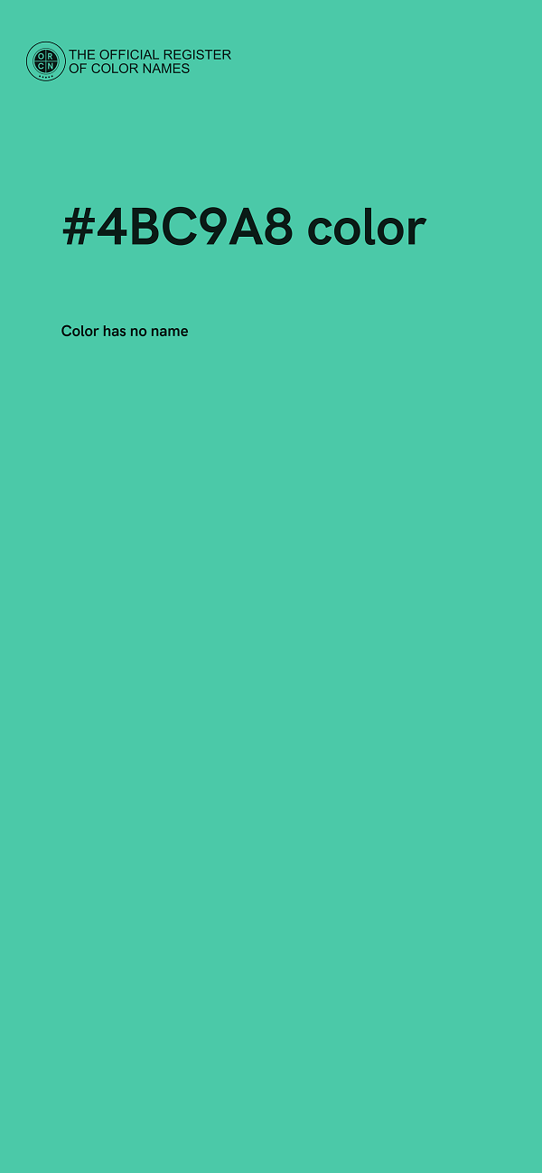 #4BC9A8 color image