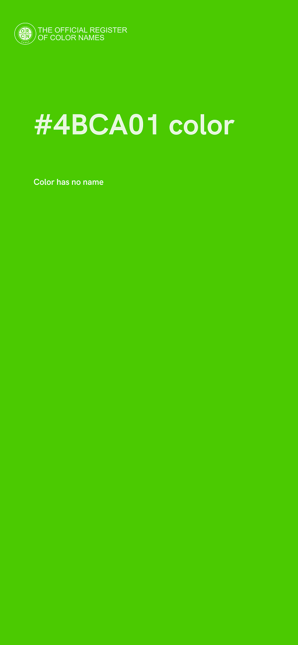 #4BCA01 color image