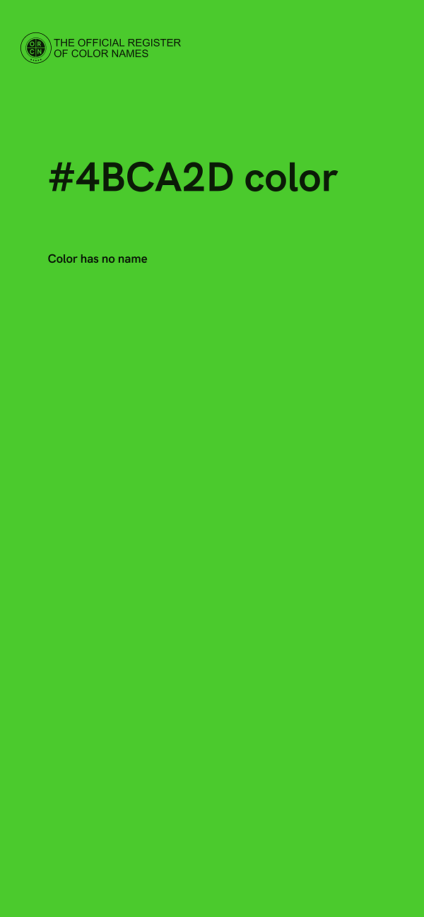 #4BCA2D color image