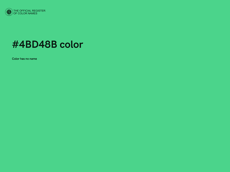 #4BD48B color image