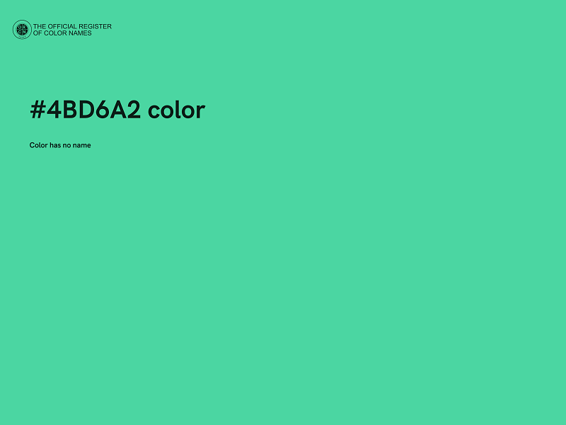 #4BD6A2 color image