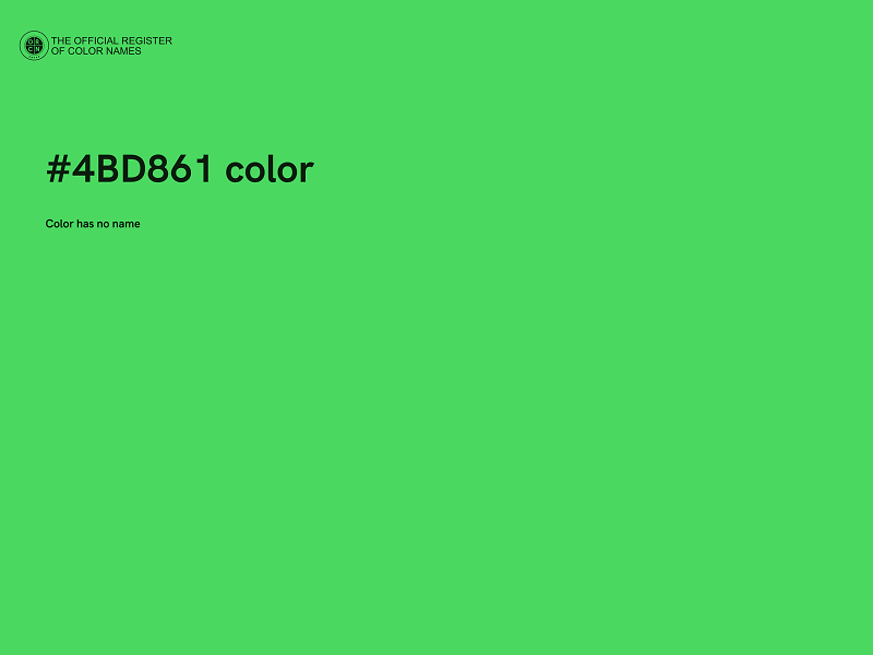 #4BD861 color image