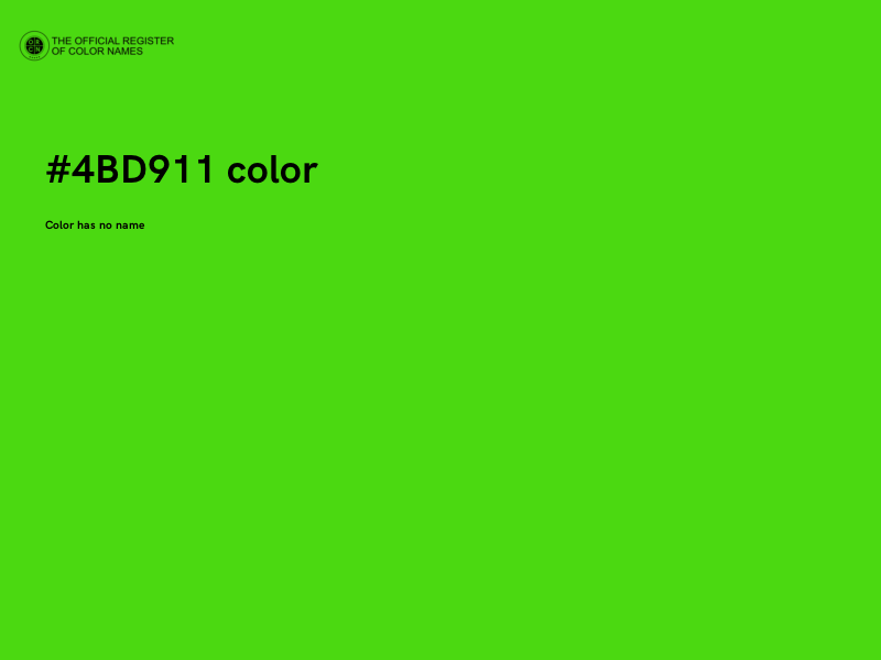 #4BD911 color image