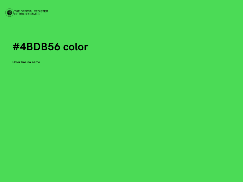 #4BDB56 color image