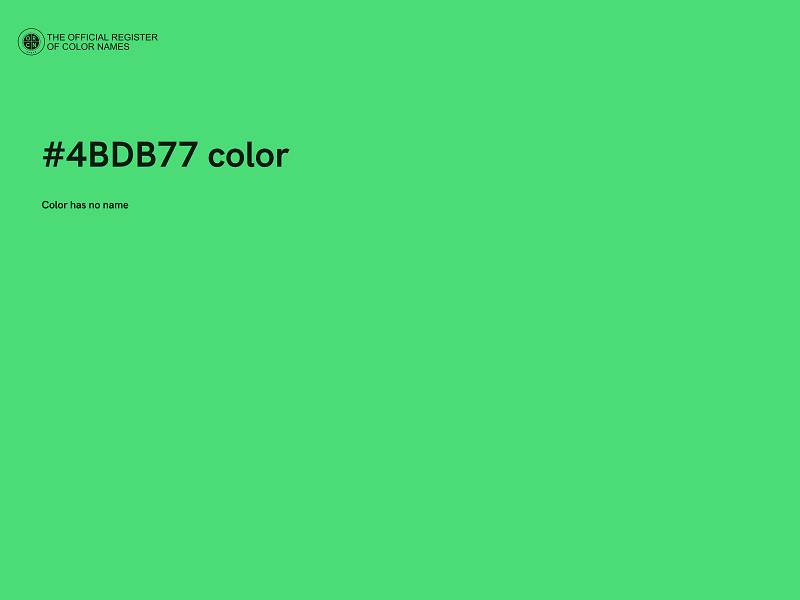 #4BDB77 color image