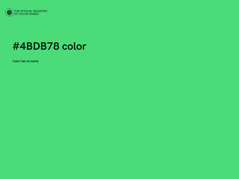 #4BDB78 color image