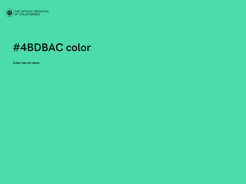 #4BDBAC color image