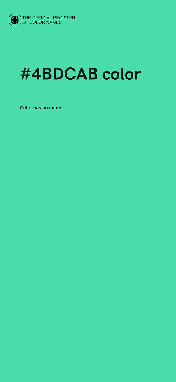 #4BDCAB color image