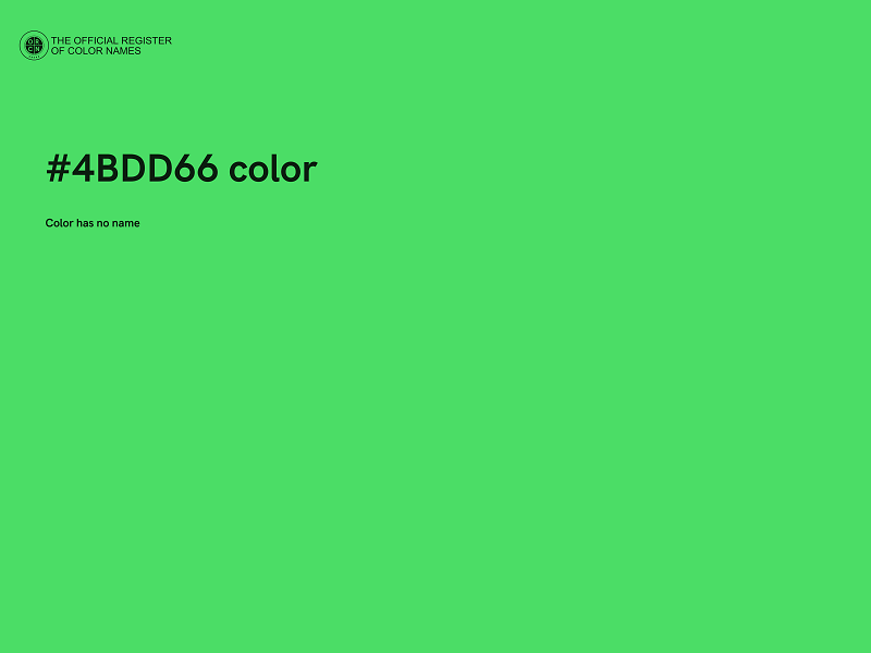 #4BDD66 color image