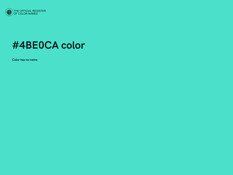 #4BE0CA color image