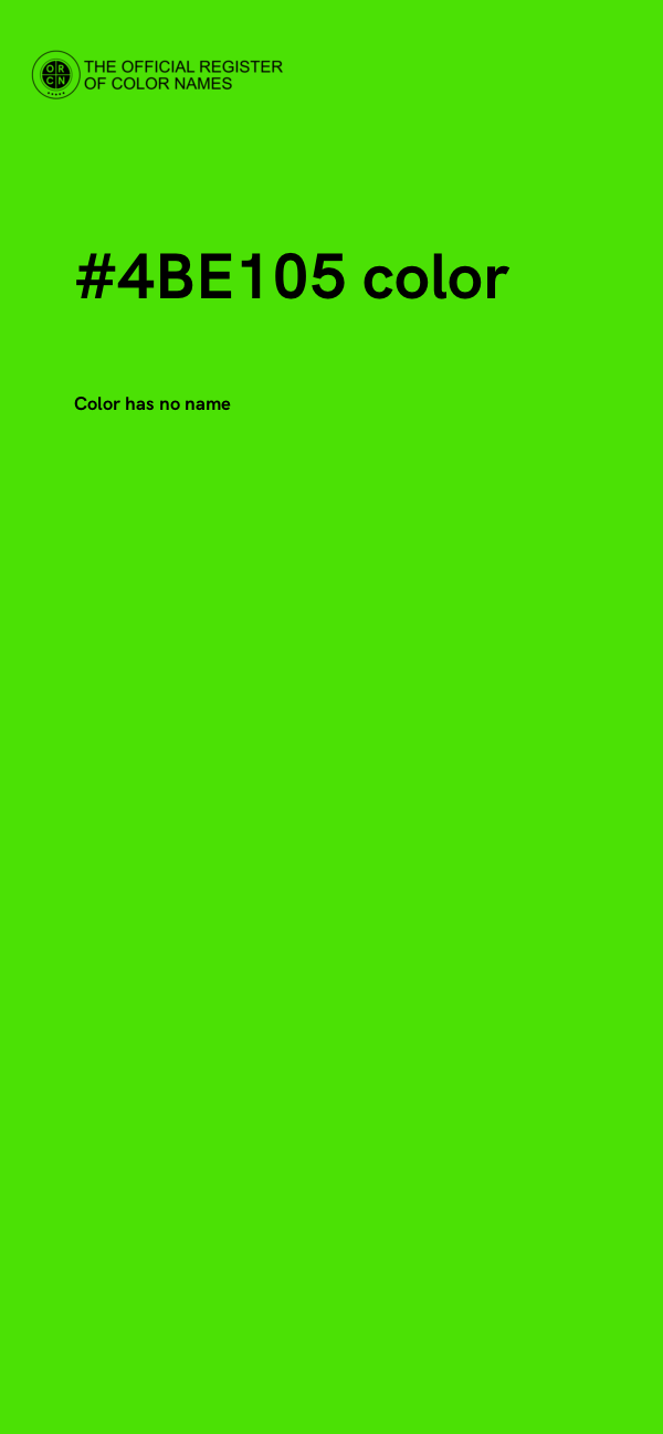 #4BE105 color image