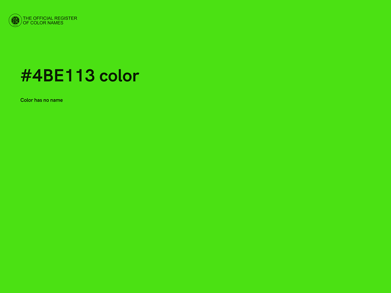 #4BE113 color image