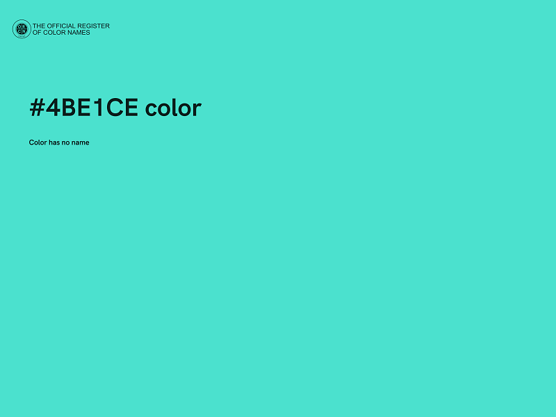 #4BE1CE color image