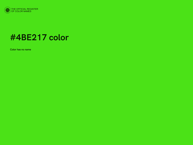 #4BE217 color image