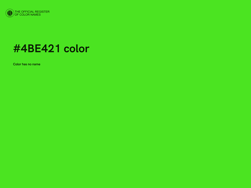 #4BE421 color image