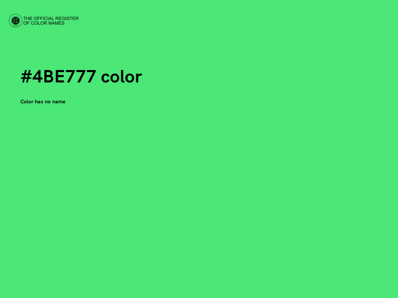 #4BE777 color image