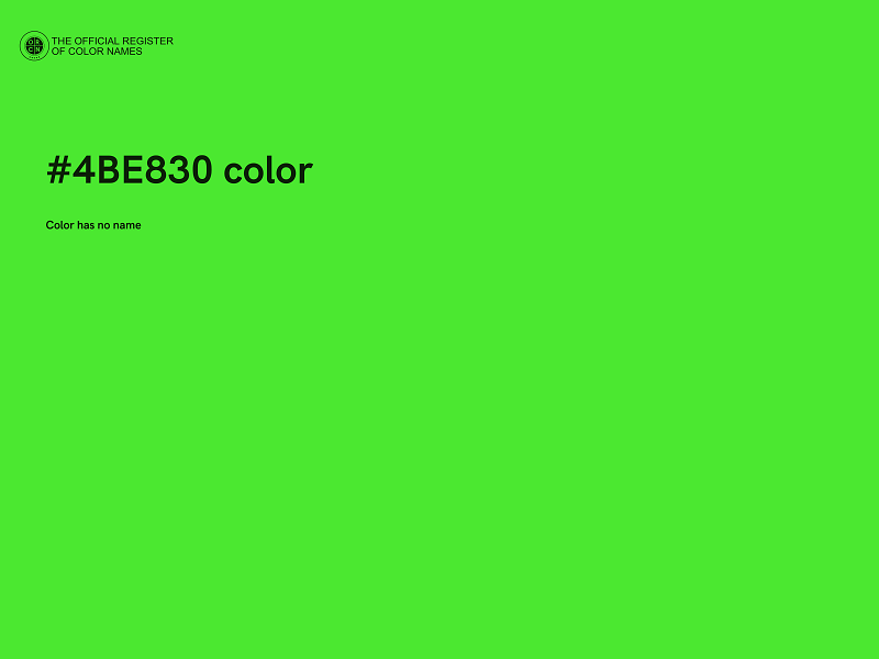 #4BE830 color image