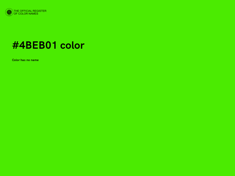 #4BEB01 color image