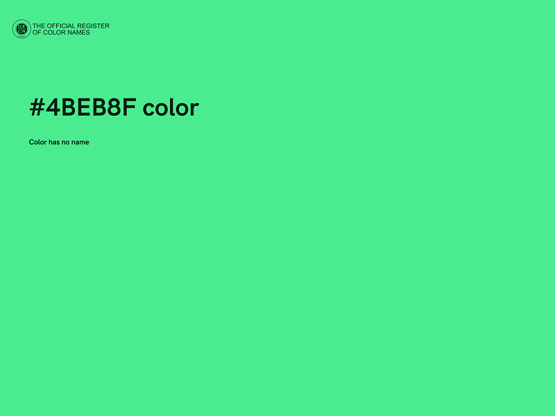 #4BEB8F color image