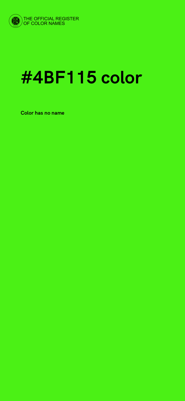 #4BF115 color image