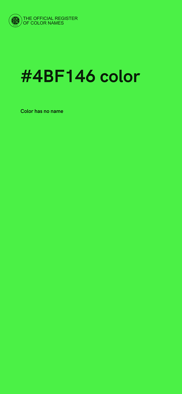 #4BF146 color image