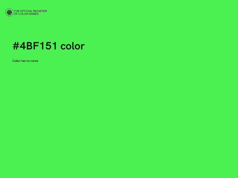 #4BF151 color image