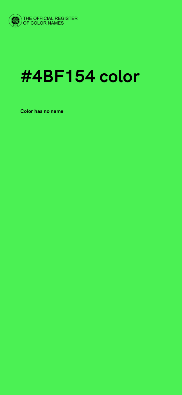 #4BF154 color image