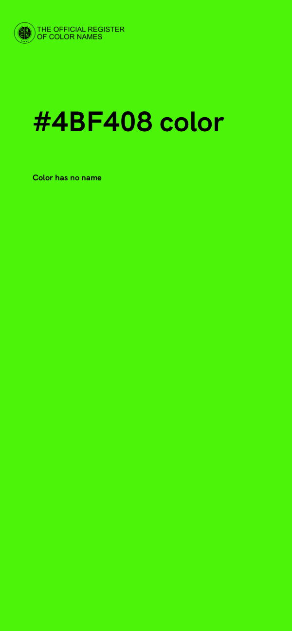 #4BF408 color image